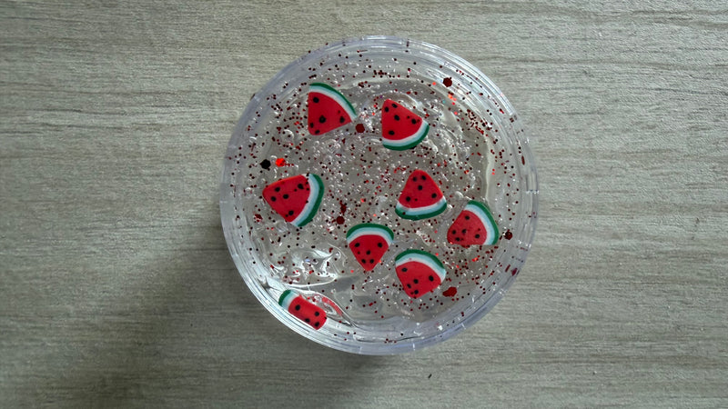 Watermelon glitter hair gel